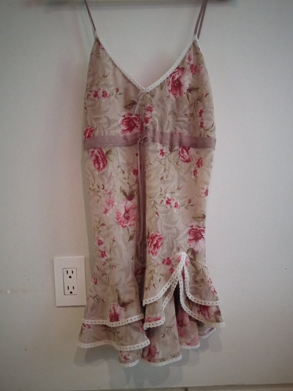 Jones New York Pink Floral Mini Dress